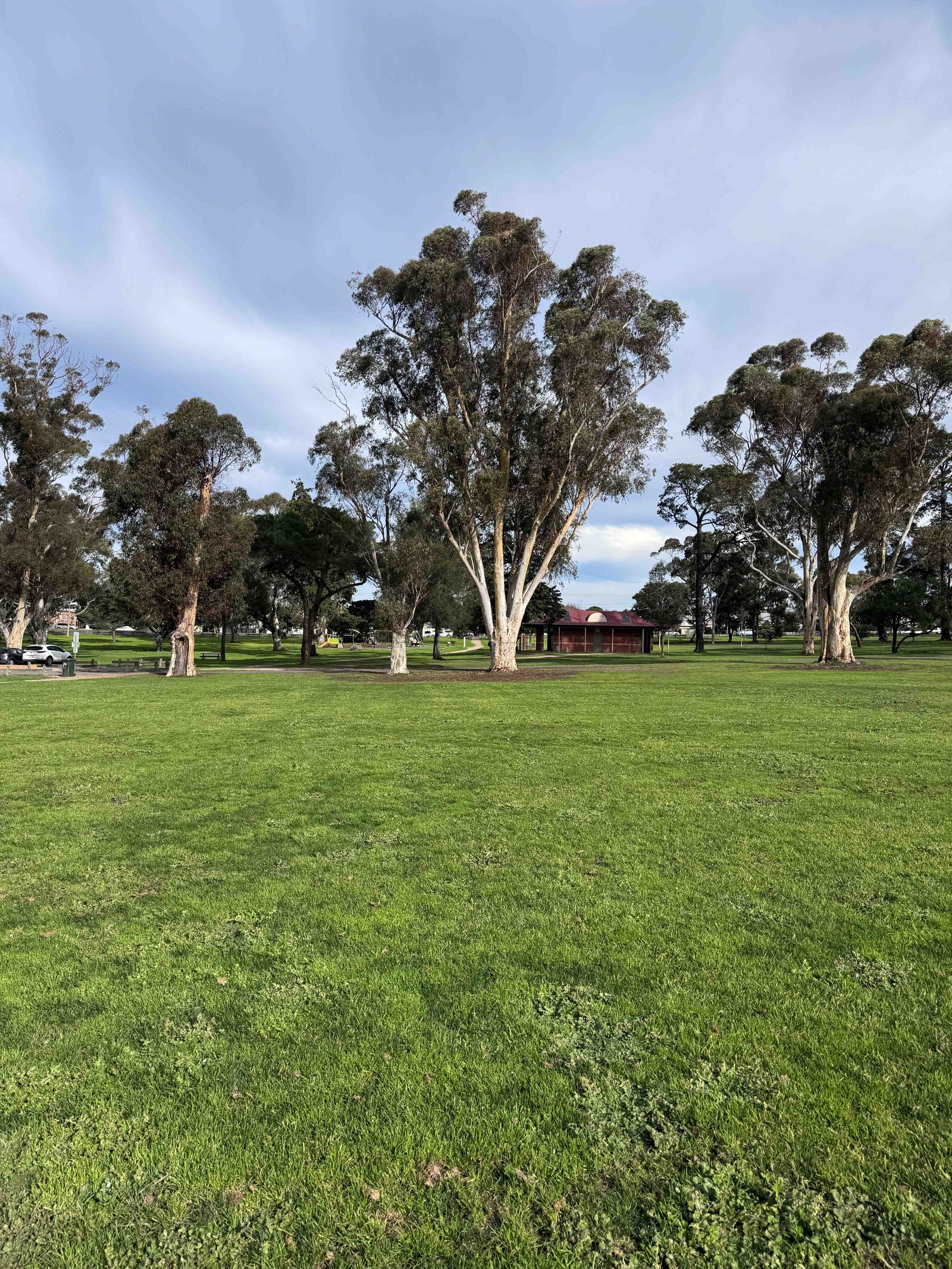 View south towards the playground and pavilion at Eastern Park No. 3